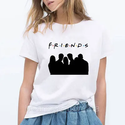 4:20SHOP Модная футболка с надписью Friends