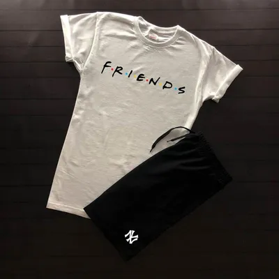 Печать надписи «FRIENDS» на черный свитшот – картинки других выполненных  заказов от фирмы «ИванычЪ GROUP»