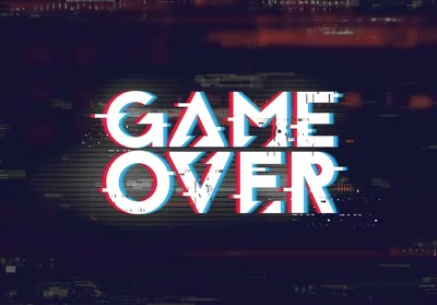 Купить Фотообои для подростков 460 x 300 см Конец игры(Game Over)  (13876P12)+клей по цене 1 800 ₴ от ""Фотообои Шоп" Интернет магазин"