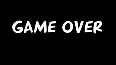 Футболка с надписью [Game Over] - Магазин джамперов