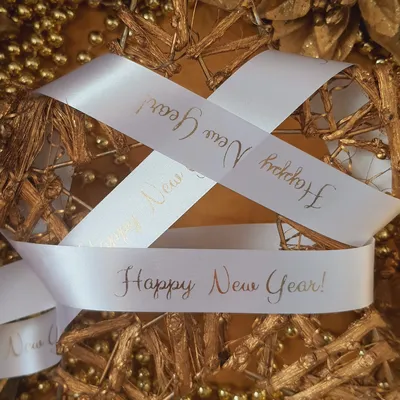 Надпись из фольгированный шаров "Happy New Year", 422x46 см Party Deco -  Интернет-магазин 