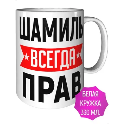 Кружка именная Шамиль Mug IrbisPrint 98682559 купить за 337 ₽ в  интернет-магазине Wildberries