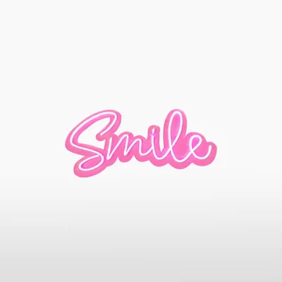 Деревянная Настенная Наклейка с надписью «Smile» | AliExpress