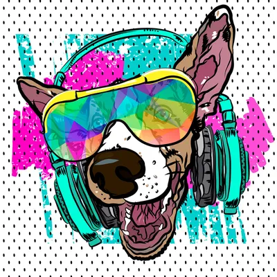 Собака в очках - аватарка для Ютуба, скачать бесплатно на SY