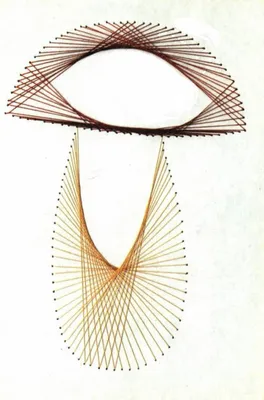 Изонить. Схема и работа в технике нитяной графики. Вышивка нитками по  картону (3 фото). Воспитателям детских садов, школьным учителям и педагогам  - Маам.ру