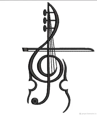 Ноты и скрипичный ключ и ноты …» — создано в Шедевруме