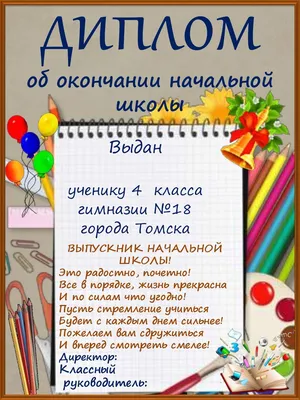 Гирлянда "С окончанием 1,2,3,4 класса!" с подвесными элементами 20417Г