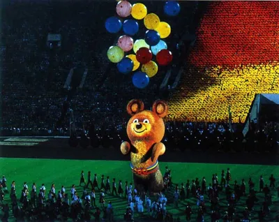 Куда приземлился олимпийский Мишка после закрытия Олимпиады-80 в Москве -  Чемпионат