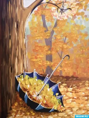Картина Осенний пейзаж ᐉ Хевелева Елена ᐉ онлайн-галерея Molbert.