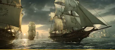 Раскраска "Корабли, парусники, лодки"