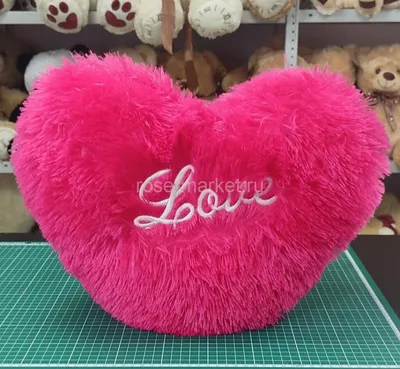 Плюшевая игрушка "Сердце" заказать в интернет-магазине Роз-Маркет в  Краснодаре по цене 2 400 руб.