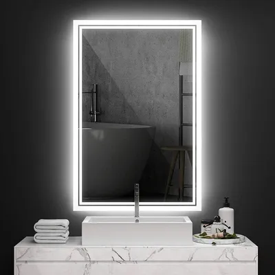 Зеркало для ванной с подсветкой Epperly Lighted Bathroom Mirror 50x50 см