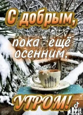 Доброе утро! Последний день осени… | Доброе утро, Осень, Галерея