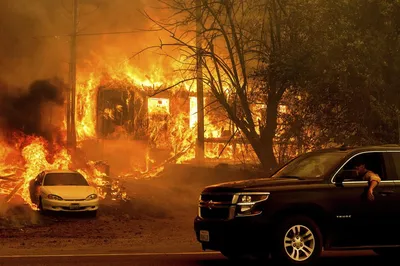 В США лесной пожар полностью уничтожил город | Новости Одессы