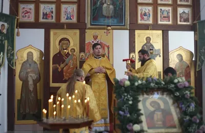 Престольный праздник в храме святого благоверного князя Александра Невского  — Козельская епархия