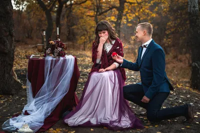 Предложение руки и сердца на фотосессии. | Victorian dress, Fashion, Wedding