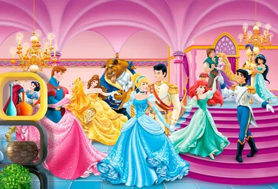 Дисней Принцессы и их принцы в красивых картинках - 