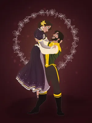 Дисней Принцессы и Принцы на Рождество | Disney fan art, Disney couples,  Rapunzel and eugene