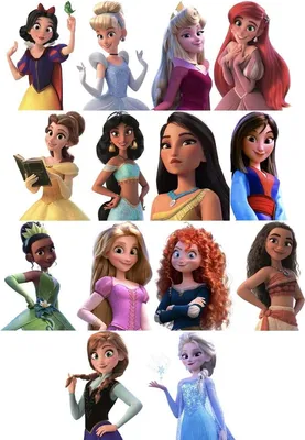 Купить постер (плакат) Disney Princess на стену для интерьера