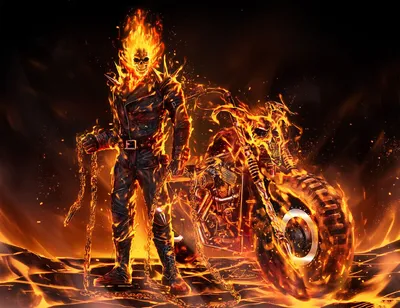 Ghost Rider (Призрачный Гонщик) :: DaveRapoza :: Marvel (Вселенная Марвел)  :: artist :: Marvel art :: art (арт) :: фэндомы / картинки, гифки,  прикольные комиксы, интересные статьи по теме.