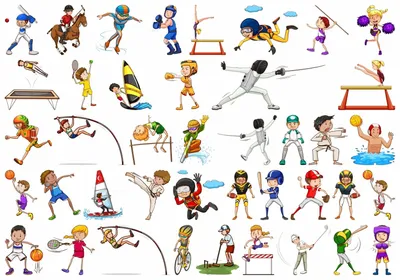 Картинки виды спорта для детского сада - 35 фото