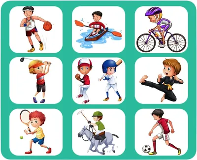 Картинки виды спорта для детского сада - 35 фото