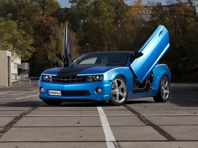 Скачать 2048x1536 chevrolet camaro, авто, машина, автомобили, машины, двери  обои, картинки