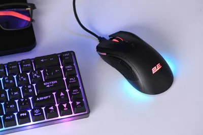 Мышь игровая 2E Gaming MG350 WL, RGB USB Black | 