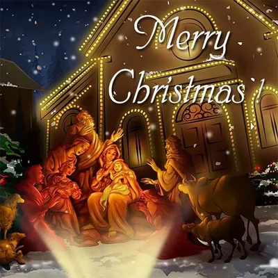 Красивое поздравление с Рождеством Христовым на английском языке! - YouTube