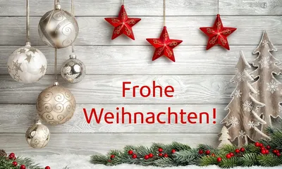Поздравления с Рождеством на немецком