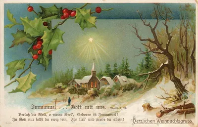 Рождественский словарь на немецком, слушайте и запоминайте!