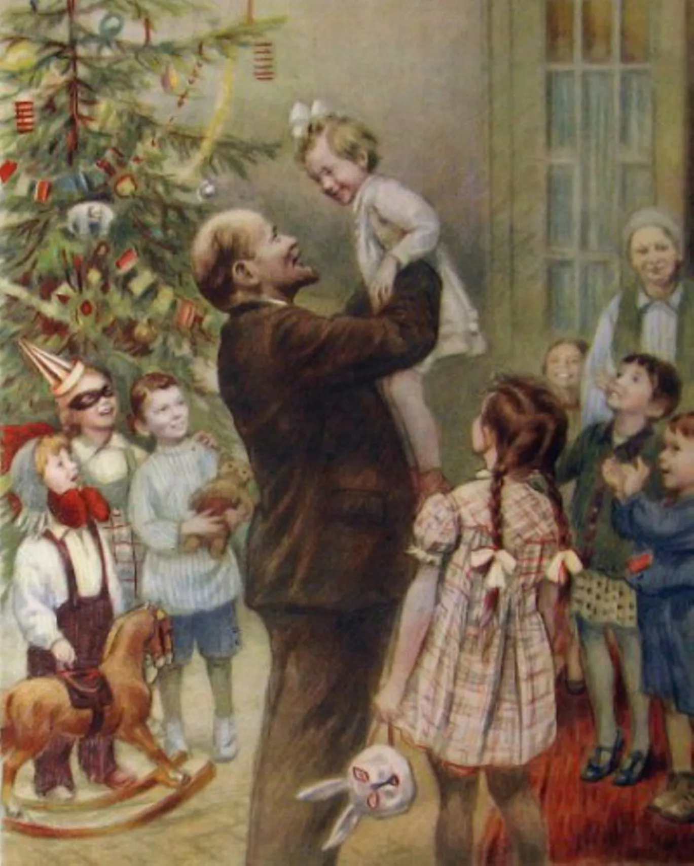 Ленин на елке в Сокольниках. Ленин на елке в Сокольниках картина. Новый год 1940