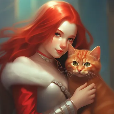 Рыжий кот маслом