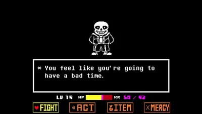 Футболка с Сансом из Андертейл Undertale