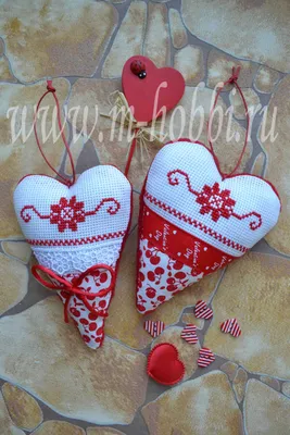 Викино вышивальное счастье: Ссылки на мастер-классы: сердечки своими руками  (Valentine's Day Craft tutorials)