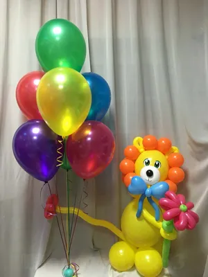 Девушка с цветами и шарами | День рождения, Темы вечеринки, День рождения  дома