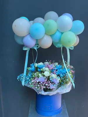 Лев из шаров с цветами и шарами — Купить воздушные шары в Самаре