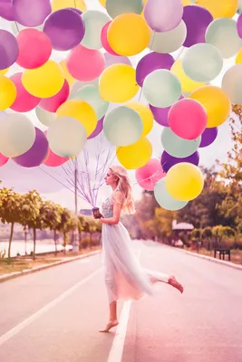 Воздушные шарики - красивые картинки (100 фото)