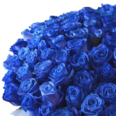 Шоколадная корзина с синими розами