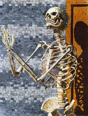 Скелет простой рисунок - 68 фото