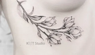 ТАТУ НА БОКУ ДЛЯ ДЕВУШЕК - KOT Tattoo Studio