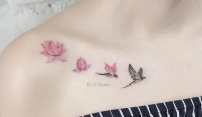 ТАТУ НА КЛЮЧИЦЕ ДЛЯ ДЕВУШЕК - KOT Tattoo Studio