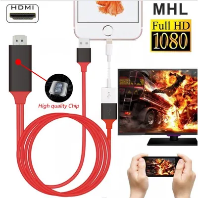 Кабель-адаптер для телефона к телевизору, переходник с Type C/Micro-USB на  HDMI-совместимый преобразователь 1080P на HDMI-совместимый | AliExpress