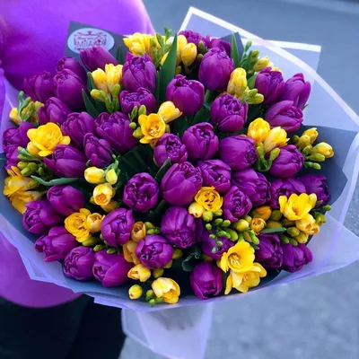 Торт Букет тюльпанов на день рождения девушке заказать с доставкой в СПб на  дом