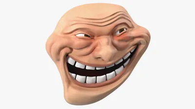 3d trollface model