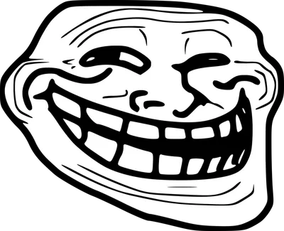 Trollface PNG transparent image download, size: 800x690px