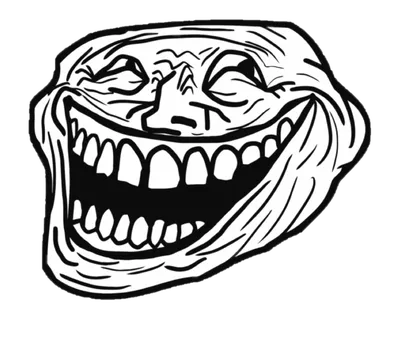 Trollface PNG transparent image download, size: 800x800px