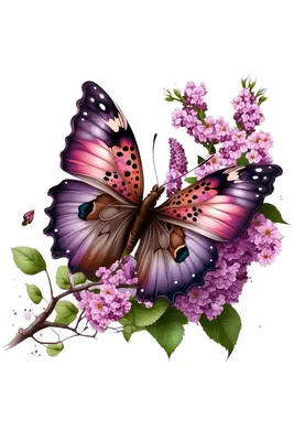 Много бабочек на цветах - красивые фото