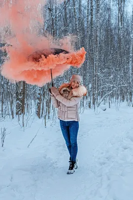 Как получить красивые свадебные фотографии с цветным дымом