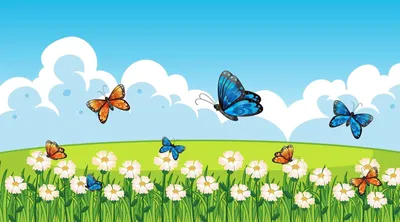 Модульная картина Бабочки-цветочки на стену – Купить в интернет магазине  недорого | Фото и Цены в каталоге 
